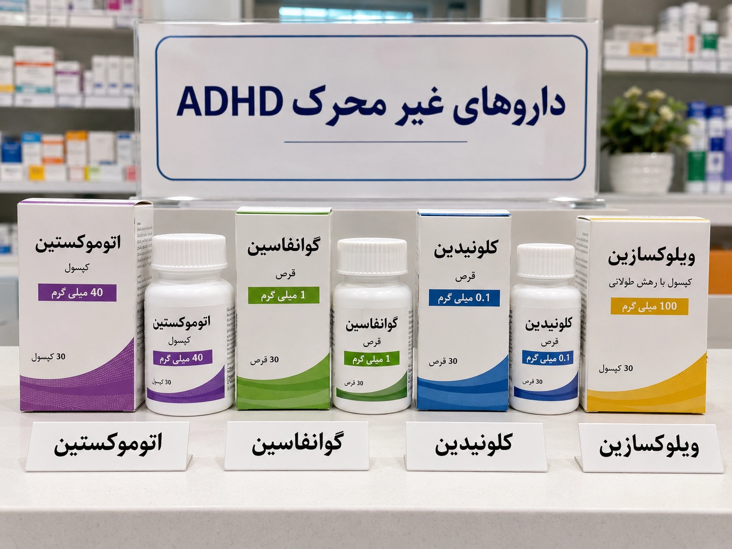 ثبت منظم علائم و عوارض داروهای غیر محرک ADHD در دفتر